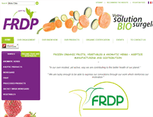 Tablet Screenshot of frozen-organic-vegetables-fruits.com